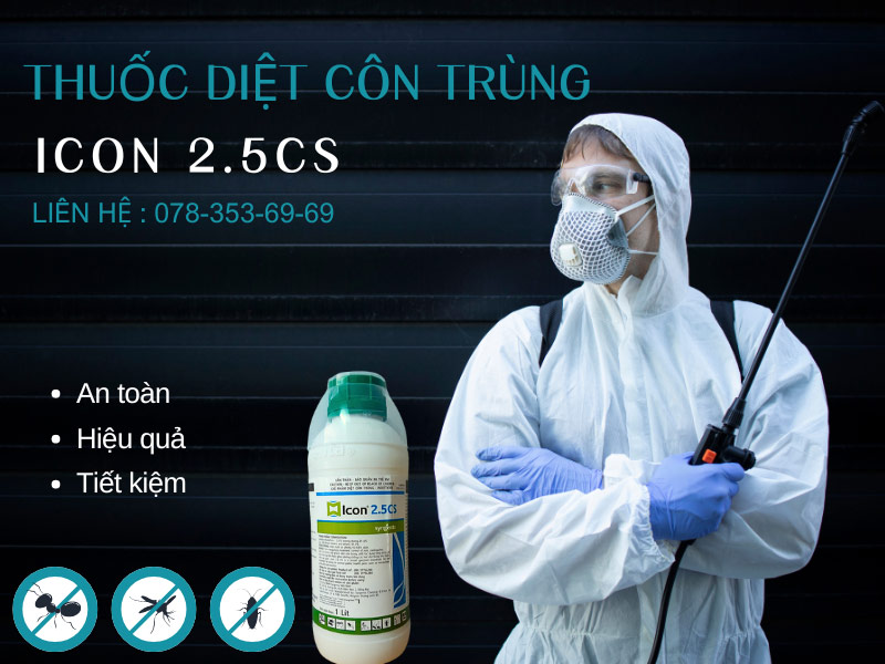 Thuốc diệt muỗi và côn trùng icon 2.5 cs