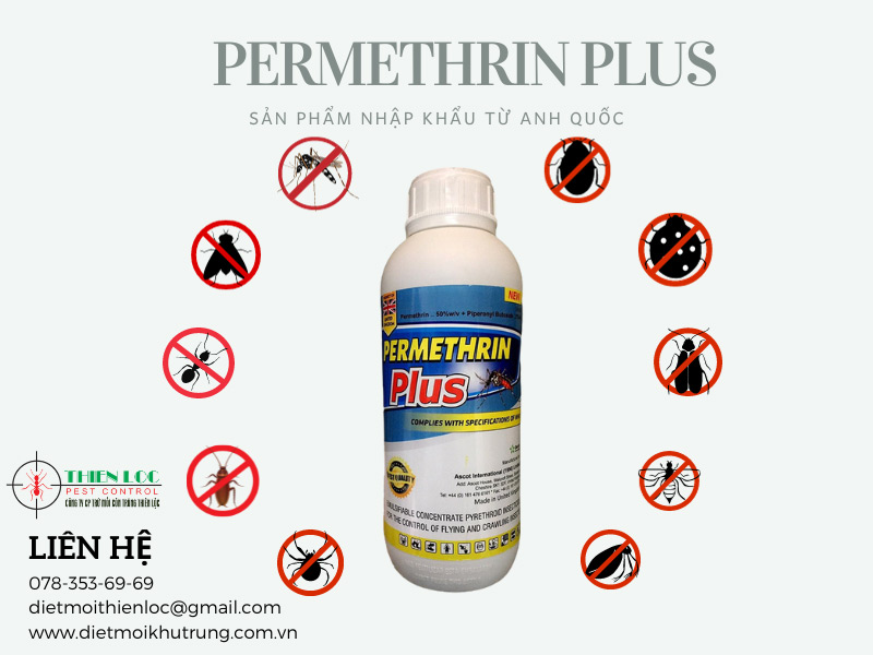 Thuốc diệt côn trùng Permethrin Plus