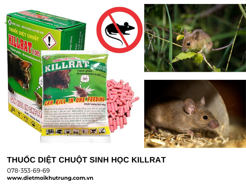 Thuốc diệt chuột sinh học hiệu quả Killrat