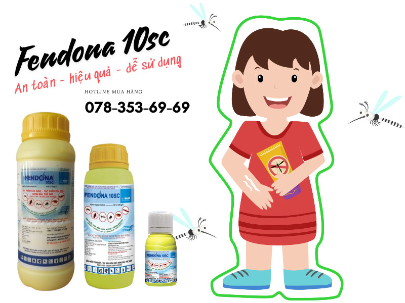 Chế phẩm diệt muỗi và côn trùng fendona 10sc