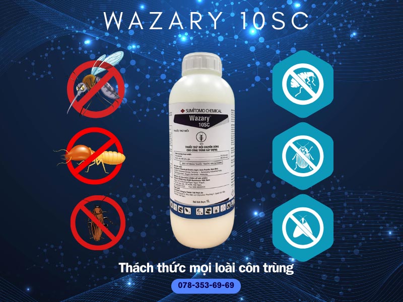 Thuốc diệt mối sinh học wazary 10sc